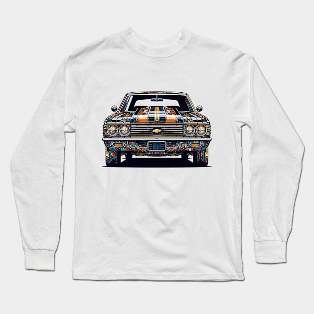 Chevrolet Chevelle Long Sleeve T-Shirt by Vehicles-Art